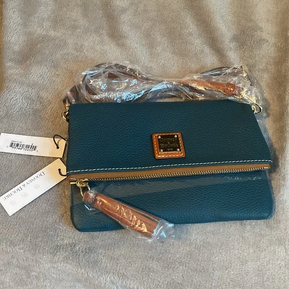 Dooney & Bourke Teal Crossbody Bag - Picture 7 of 14